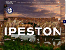 Tablet Screenshot of pipestone-county.com